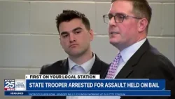 Mass. State Police trooper accused of assault, kidnapping, threatening girlfriend with knives, gun