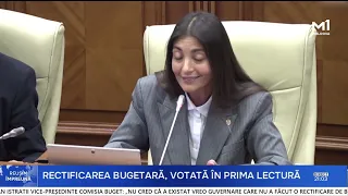 Parliament voted on the budget revision in the first reading