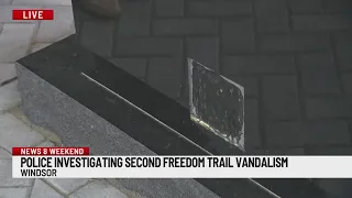 Windsor Freedom Trail victim of another act of vandalism
