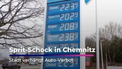Sprit-Schock in Chemnitz - Stadt verhängt Auto-Verbot