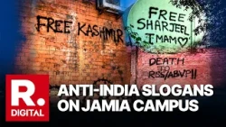 ‘Anti-India’ Slogans At Jamia University: ‘Free Kashmir’, ‘Free Sharjeel’ Graffiti Under Probe