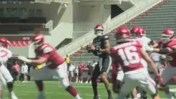 Red Team dominates 38-12 in Arkansas football’s annual Red-White spring game