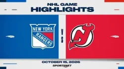 NHL Highlights | Rangers vs. Devils - October 15, 2026