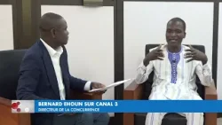 CANAL3-BENIN : Entretien de la Rédaction avec BERNARD EHOUN