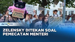 Ratusan Warga Ukraina Desak Zelensky Kembalikan Mykhailo Fedorov