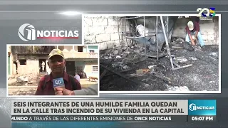 “We’re ruined, we have nothing left,” laments father after fire in Sagastume neighborhood.
