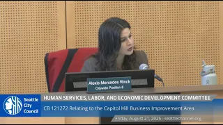 Human Services, Labor, and Economic Development Committee 8/21/2026