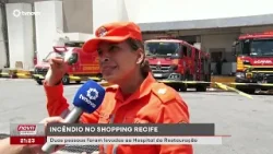 Incêndio no Shopping Recife duas pessoas são levadas ao Hospital da Restauração