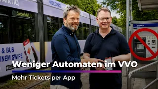 NO MORE TICKET MACHINES? DVB & VVO are changing course | Sachsen Fernsehen