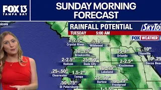 Tampa weather | Sunday morning forecast