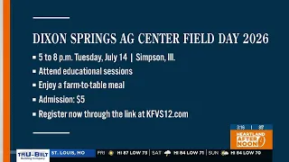 Ag center field day set for July 14 in southern Illinois