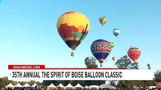 Spirit of Boise Balloon Classic returns to Ann Morrison Park with dozens of balloons