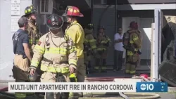 Residents displaced after Rancho Cordova apartment fire damages several units