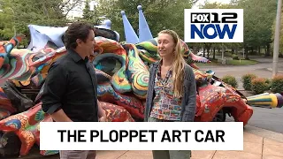 The Ploppet art car is cruising PNW & Portland streets