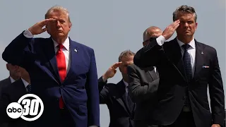 Pres. Trump attends transfer of fallen U.S. service members