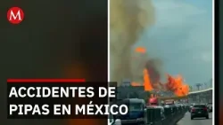Accidentes de pipas de gas LP y gasolina en México durante la última década