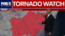 East Georgia faces continued tornado watch | FOX 5 News