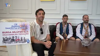 Turkmen delegation meets with the Mayor of Çorum as part of the International Çorum Hittite Fair