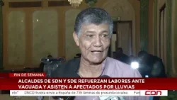 Alcaldes del gran Santo Domingo refuerzan labores de limpieza del drenaje ante vaguada que incide en
