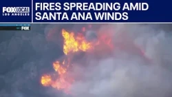 Multiple fires break out across Los Angeles County