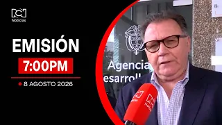 Noticias RCN Broadcast 7:00 p.m. / Saturday, August 8, 2026