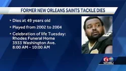 New Orleans Saints player Victor Riley dies