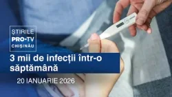 Știrile PRO TV (ORA 20:00) | 3 MII DE INFECȚII ÎNTR-O SĂPTĂMÂNĂ | Moldova