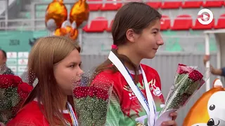Женская сборная Пензенской области по регби-7 завоевала главный трофей Спартакиады учащихся России