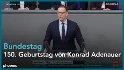 Bundestagsdebatte zum 150. Geburtstag von Konrad Adenauer am 30.01.26