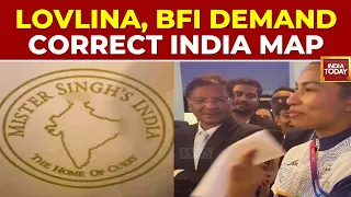 India Map Controversy: Inaccurate Map Omits Northeast & Kashmir At CWG 2026 Celebration | Watch
