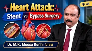 Nalla Irukingala?🩺| Heart Attack: Stent vs Bypass Surgery | Dr. M.K. Moosa Kunhi (CTVS) | Ep. 45