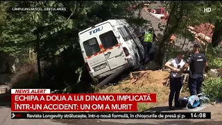 Dinamo athletes in accident. Helicopter sent to airlift the injured