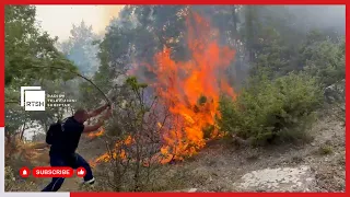 Zjarri në njësinë Ballaban të Këlcyrës, flakët aktivizohen pasdite, zjarrfikësit ndërhyjnë në terren