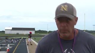 Norwell head football coach Josh Gerber practice interview 8/11/2026