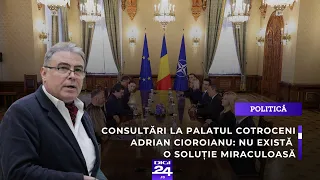 Consultări la Palatul Cotroceni. Adrian Cioroianu: Nu există o soluție miraculoasă