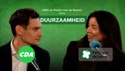 CDA en Partij voor de Dieren in discussie over duurzaamheid | Grote Markt 1