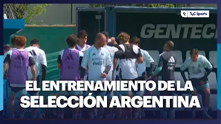 Argentina's national team training session on TyC Sports 🇦🇷⚽