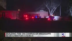 Fire crews battle Midtown building fire Fire crews battle Midtown building fire