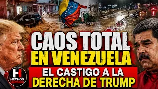 COLAPSO TOTAL EN VENEZUELA! Fuertes lluvias desbordan el Guaire y hunden la autopista Valle-Coche