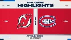 NHL Highlights | Devils vs. Canadiens - April 5, 2026