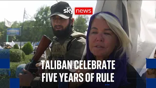 Women ordered to stay hidden as Taliban celebrates five years in power