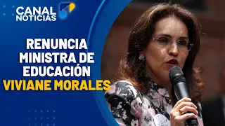 Vivian Morales resigns three weeks after taking office | Canal 1 News