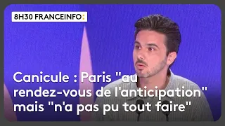 Heatwave: hospitals, schools, event cancellations... Antoine Alibert on the "8:30 franceinfo"
