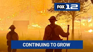Oregon's Grasshopper Fire grows significantly