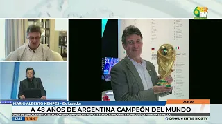 Mario Alberto Kempes - El 10 recordó el campeonato del mundo 1978 al cumplirse 48 años