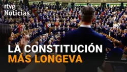 HOMENAJE a la CONSTITUCION | FELIPE VI reivindica en el CONGRESO la "LEGITIMIDAD" de la CARTA MAGNA