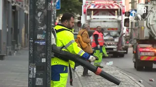 Plus de 5 tonnes de déchets ramassées à la Gare du Nord lors d’une grande opération de nettoyage
