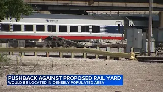 Residents oppose proposed Amtrak rail yard near Chicago White Sox stadium on South Side
