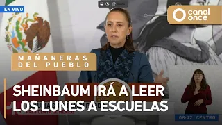 Las mañaneras del pueblo - Sheinbaum irá a leer los lunes a escuelas (10/08/2026)