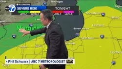 В эти выходные в районе Чикаго возможны грозы, сильный ветер и обильные снегопады.